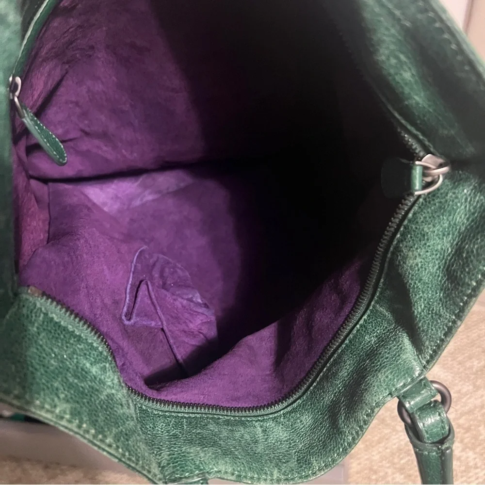 Bottega Veneta Intrecciato Trimmed Cervo Leather Green Tote Bag